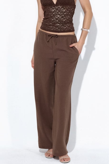 Damen gerade geschnittene Stoffhose - Image 1