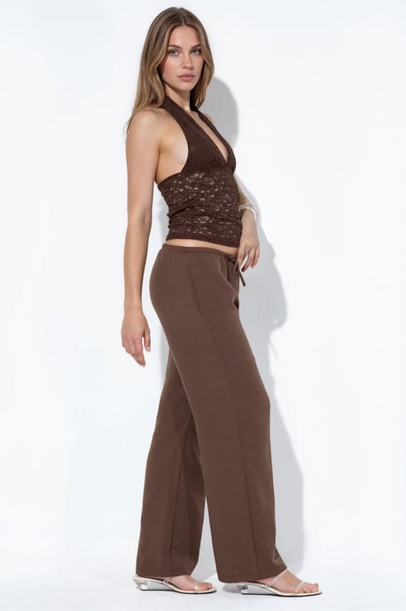 Damen gerade geschnittene Stoffhose - Image 2