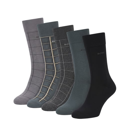 Packung mit 5 Paar Herren Baumwoll Socken mit hohem Schaft 50547921 - Image 1