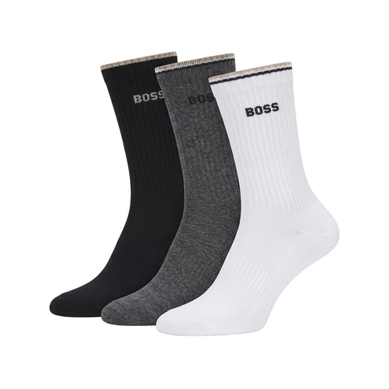 3er-Pack Herren Baumwoll-Mid-Calf-Socken 50531597 - Image 1