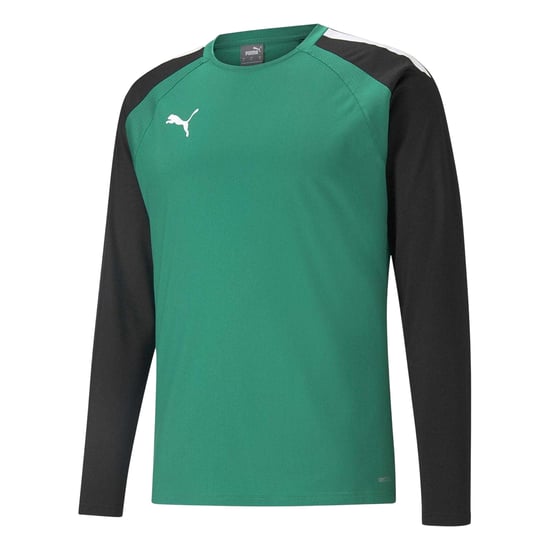Puma - "TeamLIGA" T-Shirt für Herren, Langärmlig (Grün/Schwarz) - Image 1