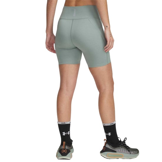 Under Armour - "Launch Bermuda" Kompressions-Shorts für Damen (Grün) - Image 3