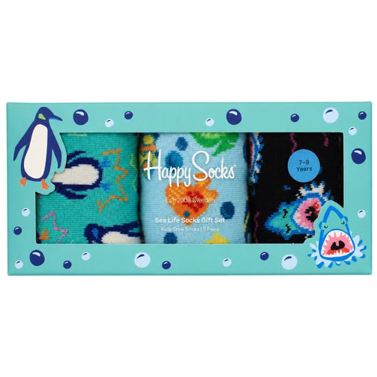 Happy Socks 3er-Pack Mehrfarbige Fische Pinguin & Hai - Image 4