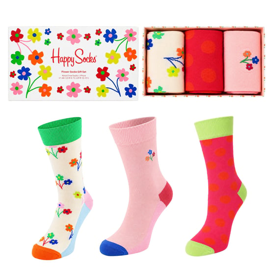 Happy Socks 3er-Pack Multicolor Blumen Geschenkset - Image 1