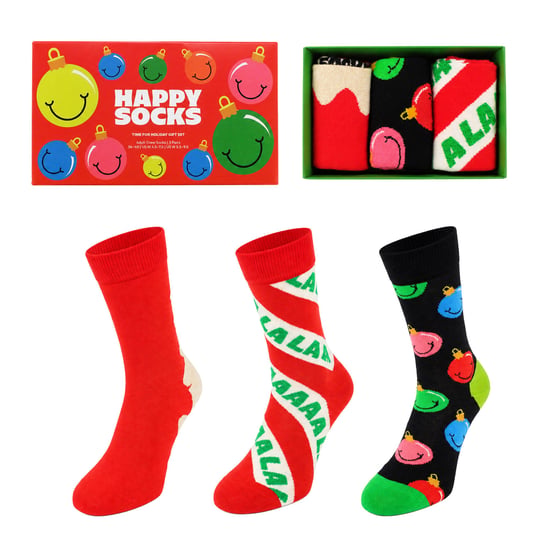 Happy Socks 3er-Pack Multicolor Zeit für das Urlaubs-Geschenkset - Image 1