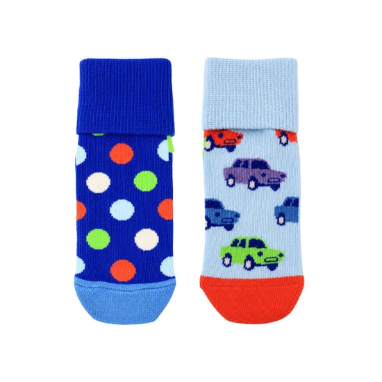 Happy Socks 2er-Pack Blaue Auto Antirutsch - Image 3