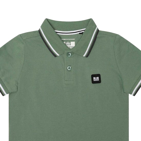 Weekend Offender - "Amorite" Poloshirt für Kinder, Baumwolle (Grün) - Image 3