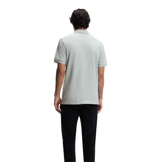Boss - Poloshirt für Herren, mit kurzem Reißverschluss (Silber) - Image 2
