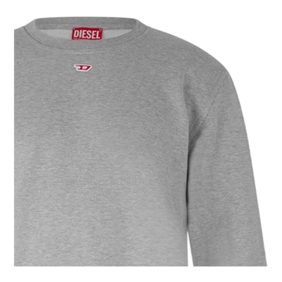 Diesel - "S-Ginn-D Felpa" Sweatshirt für Herren (Grau meliert) - Image 3