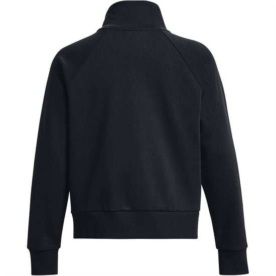 Under Armour - "Rival" Sweatshirt für Damen, mit halbem Reißverschluss (Schwarz) - Image 3