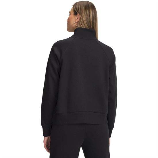 Under Armour - "Rival" Sweatshirt für Damen, mit halbem Reißverschluss (Schwarz) - Image 5