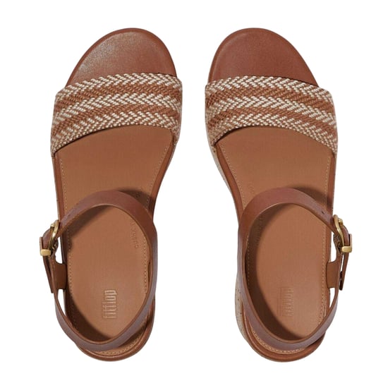 FitFlop - Sandalen für Damen, Leder, Plattform-Absatz, Plattform-Absatz (Hellbraun) - Image 3