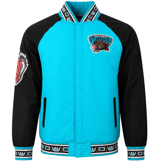 Mitchell & Ness NBA Vancouver Grizzlies 75th Warm-Up-Blau-Jacke - Image 1