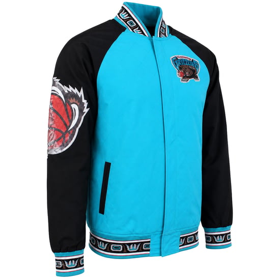 Mitchell & Ness NBA Vancouver Grizzlies 75th Warm-Up-Blau-Jacke - Image 2