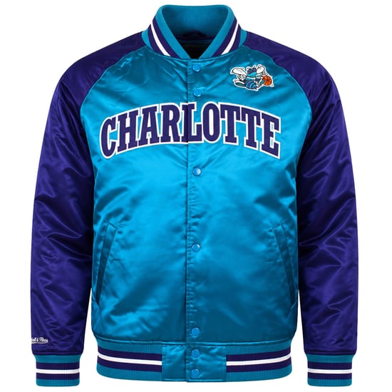 Mitchell & Ness NBA Charlotte Hornets Tough Season Herren Satinjacke - Image 1