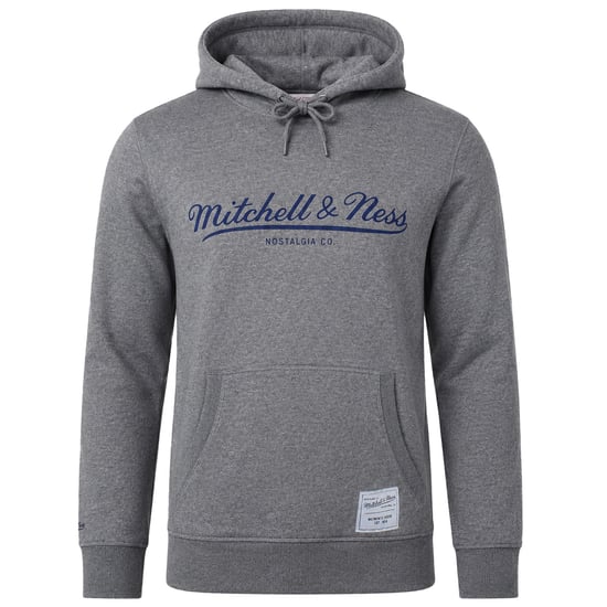 Mitchell & Ness Klassischer Fleece Herren Hoodie in Grau - Image 1