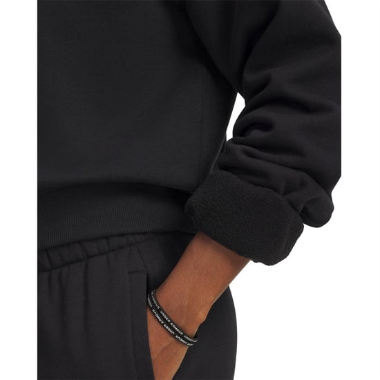 Under Armour - "Vida" Kurzes Sweatshirt für Damen, Fleece (Schwarz) - Image 3