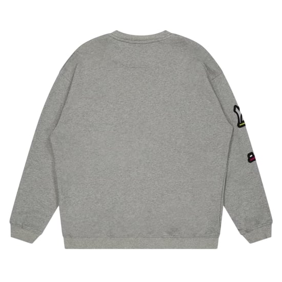 Diadora - Sweatshirt für Kinder, Rundhalsausschnitt (Grau meliert) - Image 2
