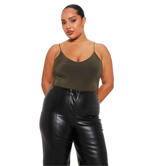I Saw It First - Bodysuit für Damen, Doppellagig (Khakigrün) - Image 1