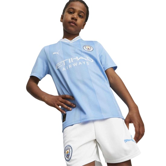 Puma - Heimtrikot für Kinder, Manchester City FC (Himmelblau) - Image 3