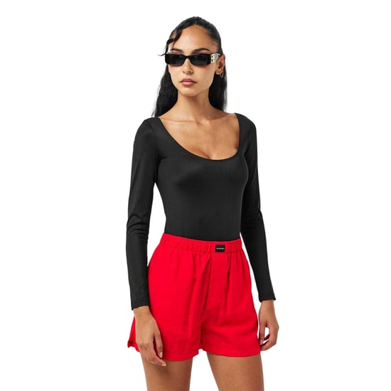 Balenciaga - Bodysuit für Damen, Jersey, Anliegend (Schwarz) - Image 4