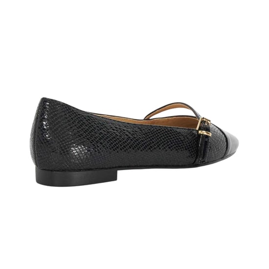 Dune London - "Lo Hibiski" Schlangenmuster Riemchenschuhe für Damen, Flach (Schwarz) - Image 2