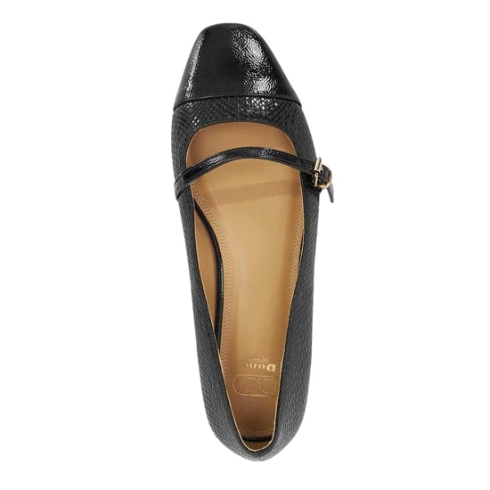 Dune London - "Lo Hibiski" Schlangenmuster Riemchenschuhe für Damen, Flach (Schwarz) - Image 3