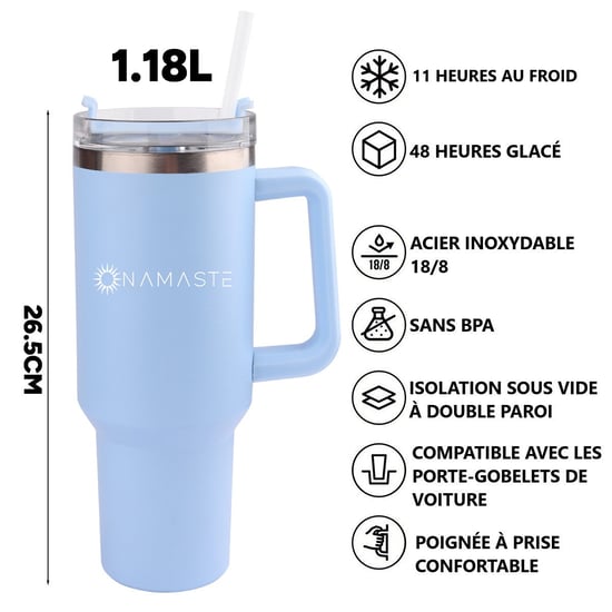 Isolier-Thermosflasche Onamaste 1,2L - Image 2