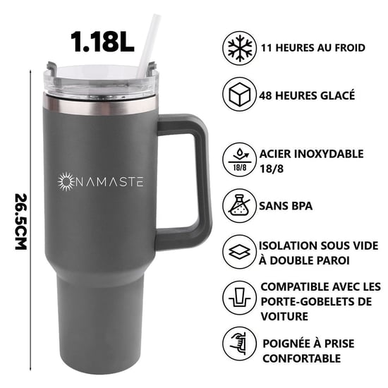 Isolier-Thermosflasche Onamaste 1,2L - Image 2