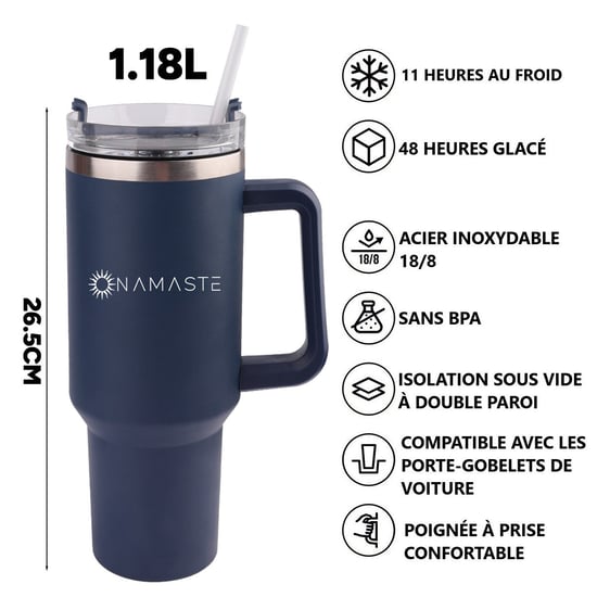 Isolier-Thermosflasche Onamaste 1,2L - Image 2