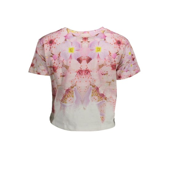Desigual Rosa Baumwoll Frauen T-Shirt - Image 2
