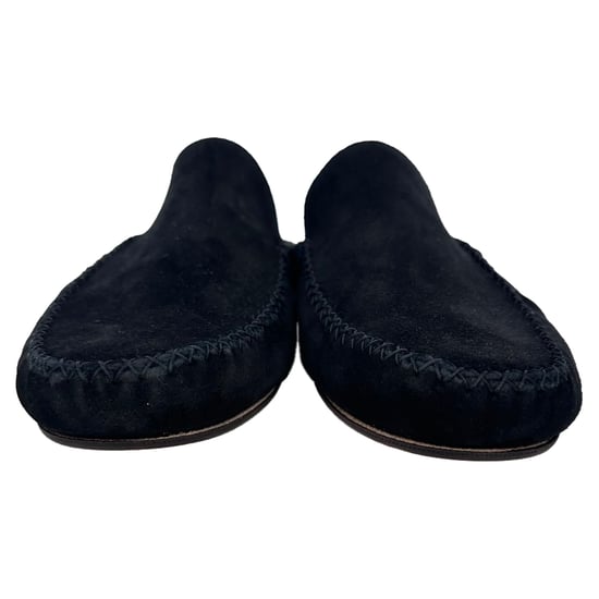 Manolo Blahnik Crawford Hausschuhe aus schwarzem Wildleder - Image 2