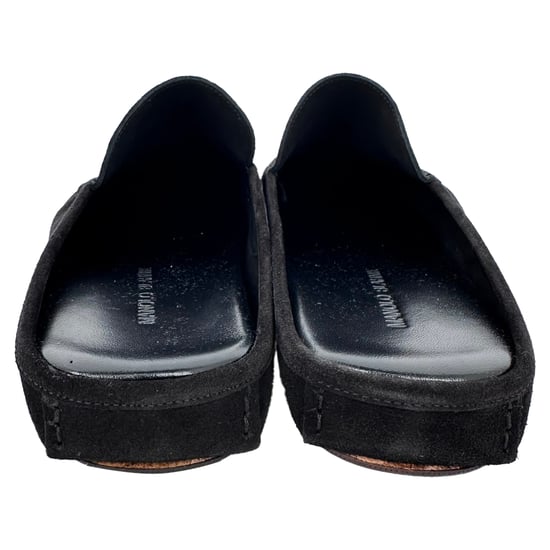 Manolo Blahnik Crawford Hausschuhe aus schwarzem Wildleder - Image 6