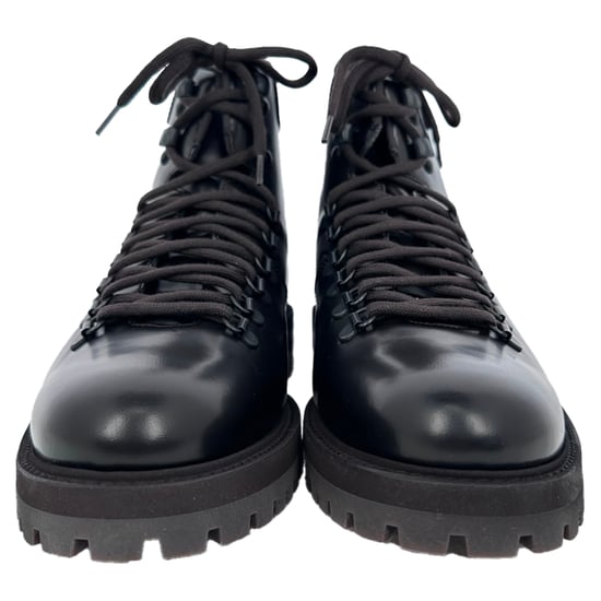 Common Projects Schnür-Wanderschuhe aus schwarzem Leder - Image 2
