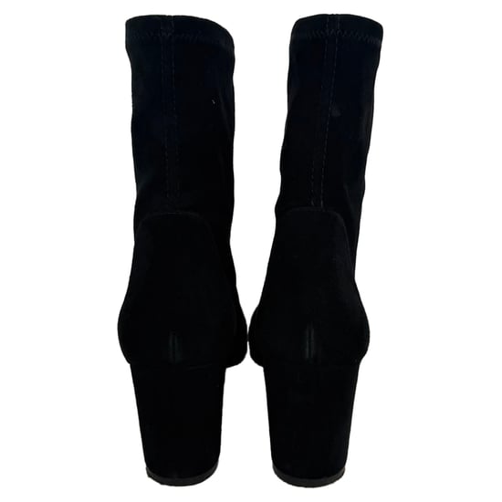 Stuart Weitzman Yuliana Stiefeletten mit Absatz aus schwarzem Wildleder - Image 3