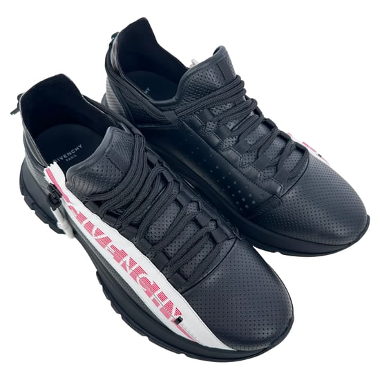 Givenchy Spectre Perforierte Sneaker aus schwarzem Leder - Image 5