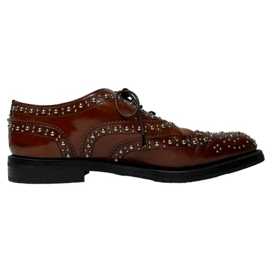 Church's Burwood Met Nietenbrogues aus braunem Leder - Image 1