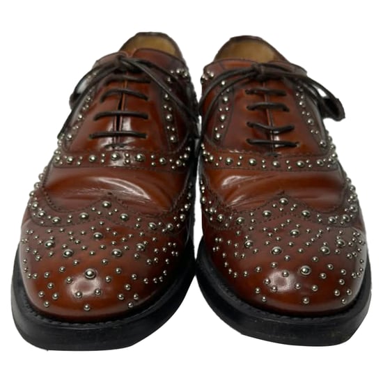 Church's Burwood Met Nietenbrogues aus braunem Leder - Image 2