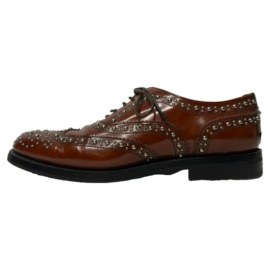 Church's Burwood Met Nietenbrogues aus braunem Leder - Image 3