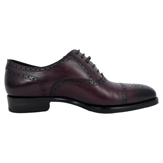 Tom Ford Wessex Schnür-Brogues aus burgunderrotem Leder - Image 1