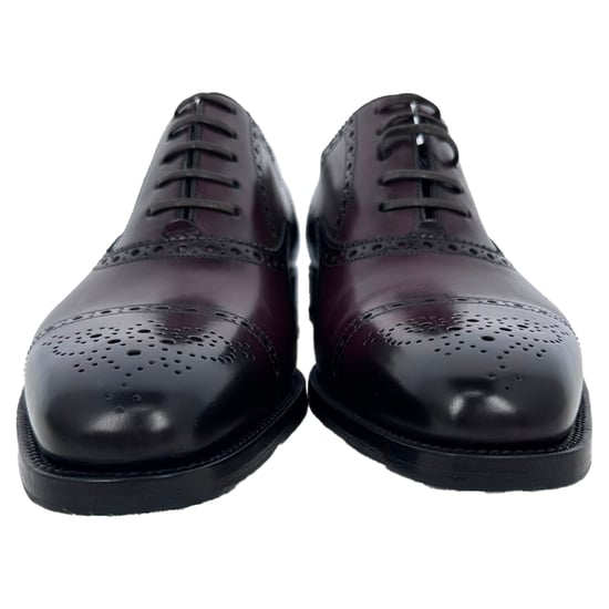 Tom Ford Wessex Schnür-Brogues aus burgunderrotem Leder - Image 2