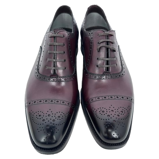 Tom Ford Wessex Schnür-Brogues aus burgunderrotem Leder - Image 3