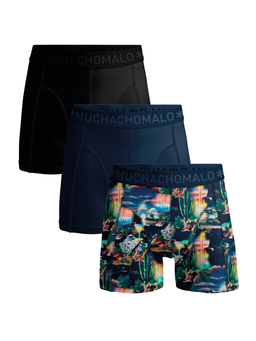Muchachomalo Herren Boxershorts – 3er-Pack – Herren Unterhosen - Image 1