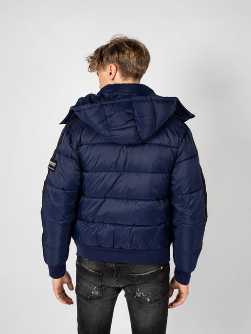 Plein Sport gepolsterte Jacke mit verschweißten Ärmeln in Marineblau - Image 4