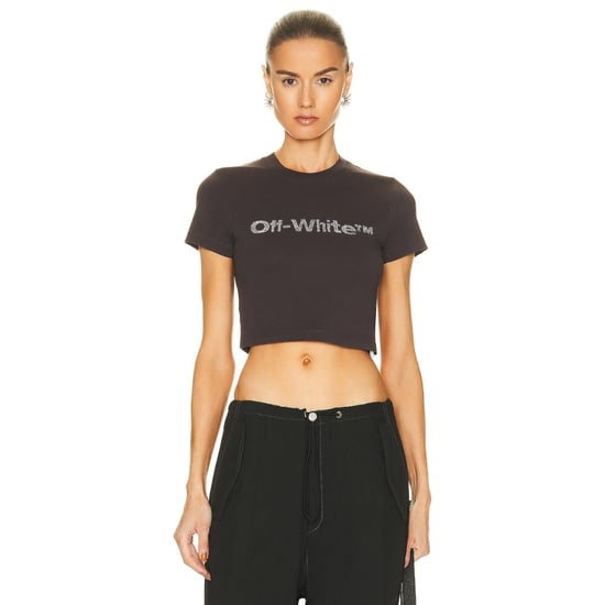 Off-white Bling Bounce 90s Fit Tee Dunkelgrau - Image 4