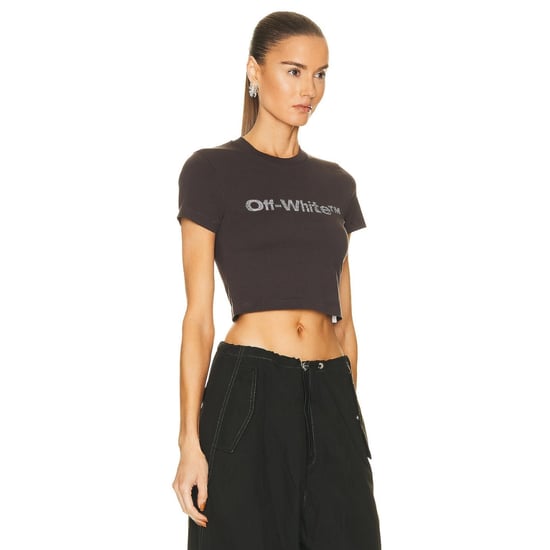 Off-white Bling Bounce 90s Fit Tee Dunkelgrau - Image 5