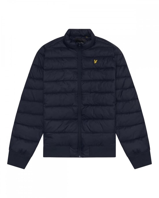 Lyle & Scott � Wattierte Jacke mit Stehkragen, Marineblau - Image 5