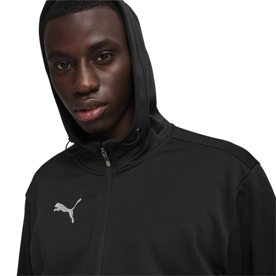 Puma - "TeamFinal" Trainingsjacke für Herren (Schwarz/Silber) - Image 3