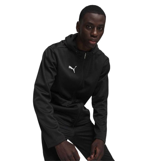 Puma - "TeamFinal" Trainingsjacke für Herren (Schwarz/Silber) - Image 4