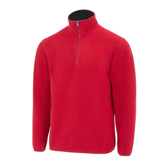 Donnay - Fleecejacke für Herren, mit kurzem Reißverschluss (Rot) - Image 3